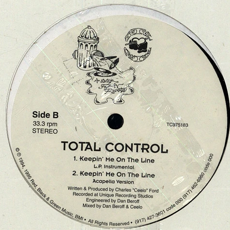 Total Control - Keepin' Me On The Line