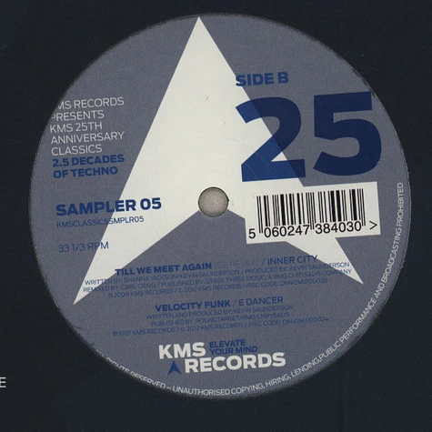 Inner City / E Dancer - KMS 25th Anniversary Classics Vinyl Sampler 5