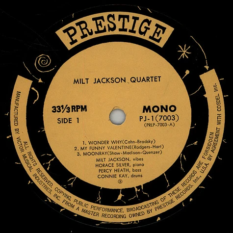 Milt Jackson - Milt Jackson Quartet