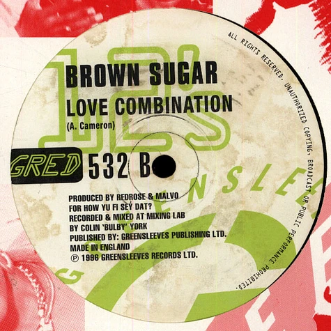 Brown Sugar - Sensimilia Babe / Love Combination