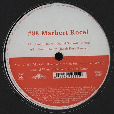 Marbert Rocel - Black Label #88