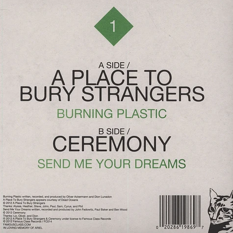 A Place To Bury Strangers / Ceremony - A Place To Bury Strangers / Ceremony