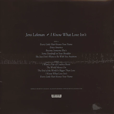 Jens Lekman - I Know What Love Isn't