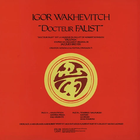 Igor Wakhevitch - Docteur Faust