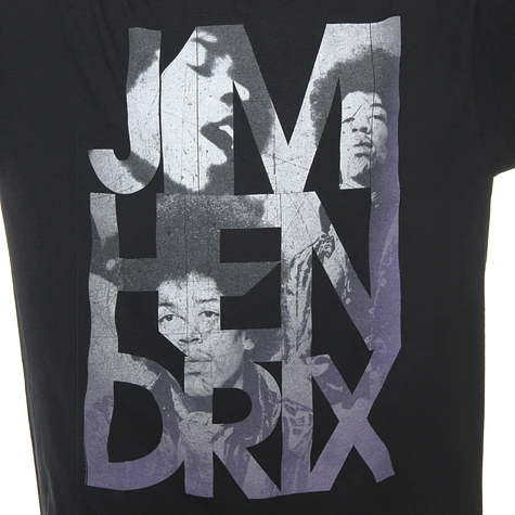 Jimi Hendrix - Montage Text T-Shirt
