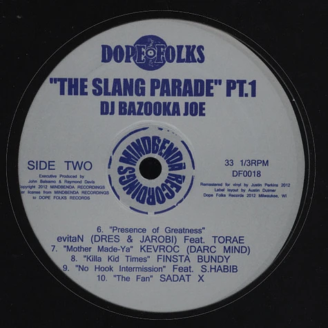 DJ Bazooka Joe - The Slang Parade Part 1 & 2