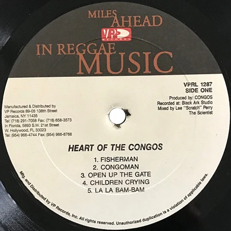 The Congos, Cedric Myton ∙ Roydel Johnson - Heart Of The Congos