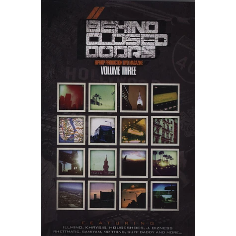 V.A. - Behind Closed Doors Hip Hop Production DVD Magazine Volume 3