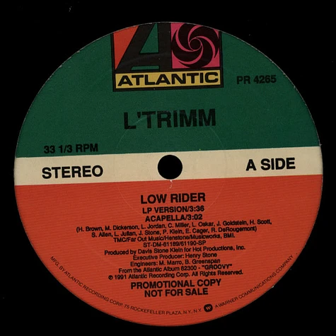 L'Trimm - Low Rider