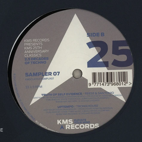 V.A. - KMS 25th Anniversary Classics Vinyl Sampler 7