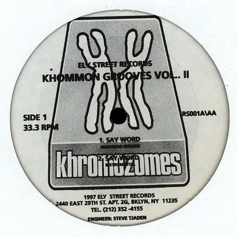 Khromozomes - Khommon Grooves Volume II