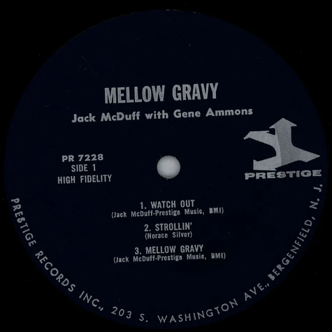 Brother Jack McDuff with Gene Ammons - Mellow Gravy
