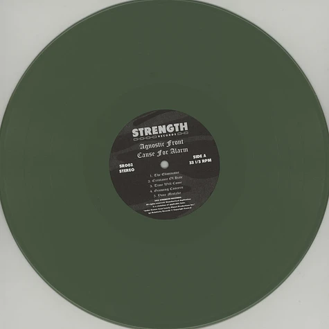 Agnostic Front - Cause For Alarm Olive Green Vinyl