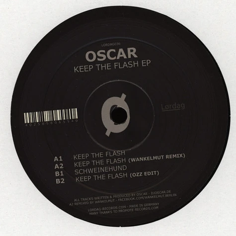 Oscar - Keep The Flash EP