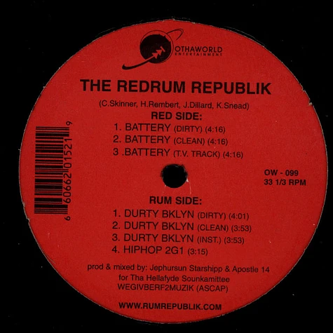 The Redrum Republik - The Redrum Republik
