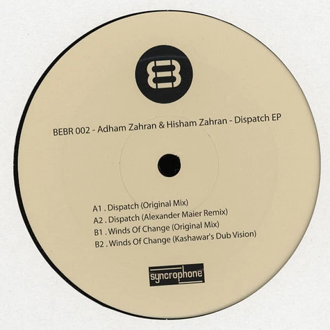Adham Zahran & Hisham Zahran - Dispatch EP