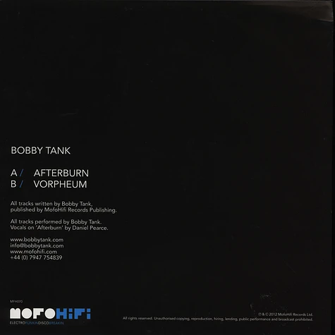 Bobby Tank - Afterburn