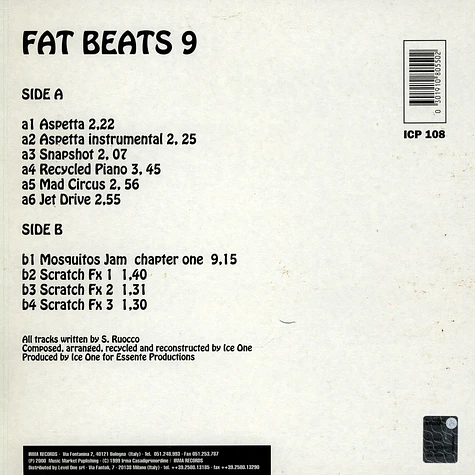DJ Ice One - Fat beats volume 9
