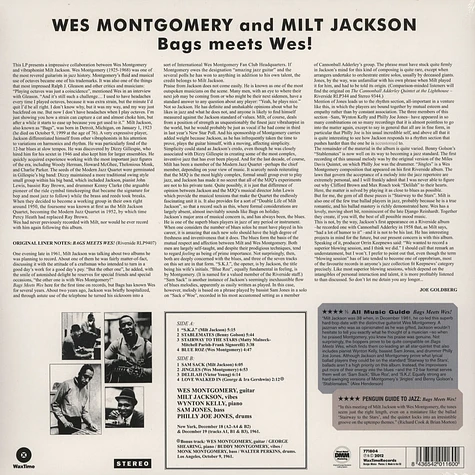Milt Montgomery - Bags Meets Wes