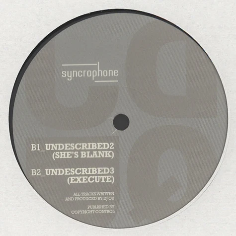 DJ Qu - Undescribed EP
