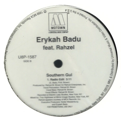 Erykah Badu - Southern girl feat. Rahzel