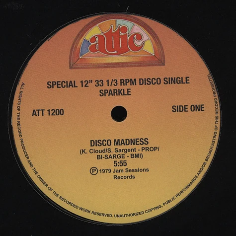 Sparkle / Two Man Sound - Disco Madness / Que Tal America