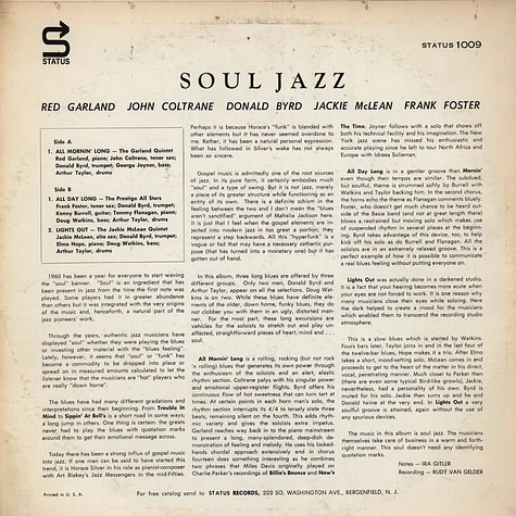 V.A. - Soul Jazz Volume One