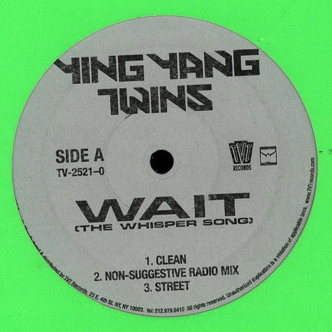 Ying Yang Twins - Wait (The Whisper Song)