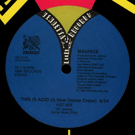 Maurice Joshua - This Is Acid (A New Dance Craze)