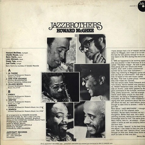 Howard McGhee - Jazzbrothers