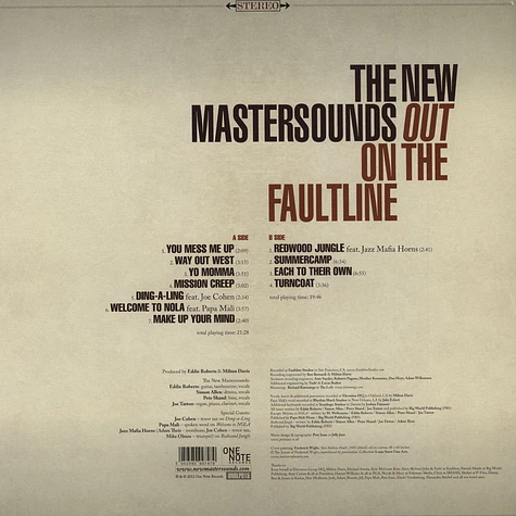 The New Mastersounds - Out On The Faultline