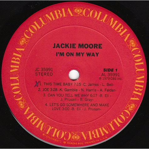 Jackie Moore - I'm On My Way