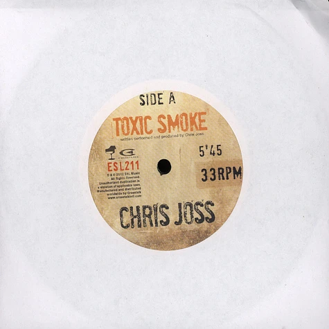 Chris Joss - Toxic Smoke