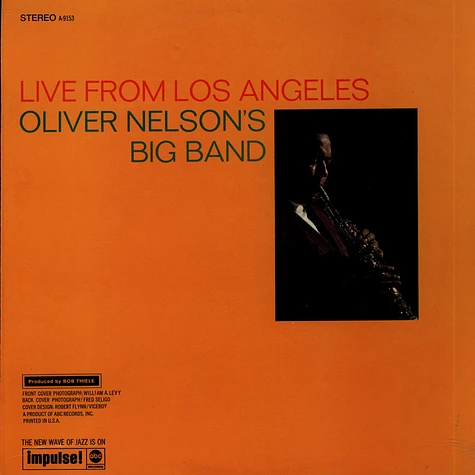 Oliver Nelson's Big Band - Live From Los Angeles