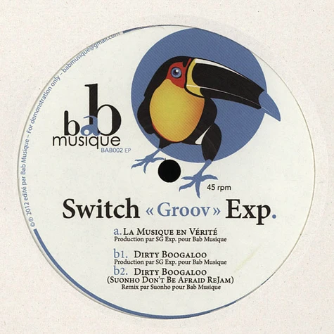 Switch Groov Exp. & Suonho - La Musique en Vérité EP