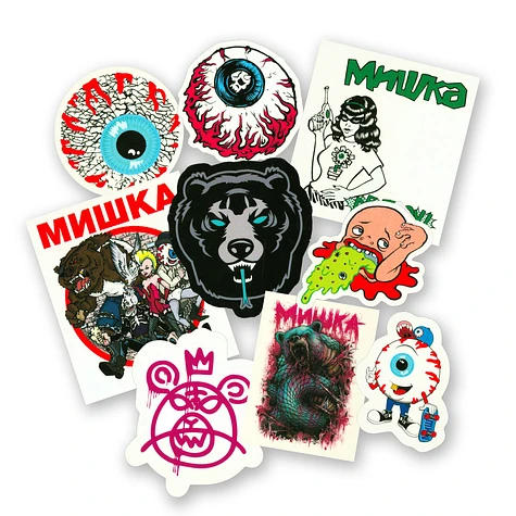 Mishka - Stickers (Sold Individually)