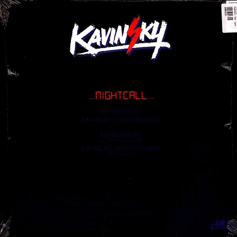 Kavinsky Nightcall 1 Album Cover Sticker