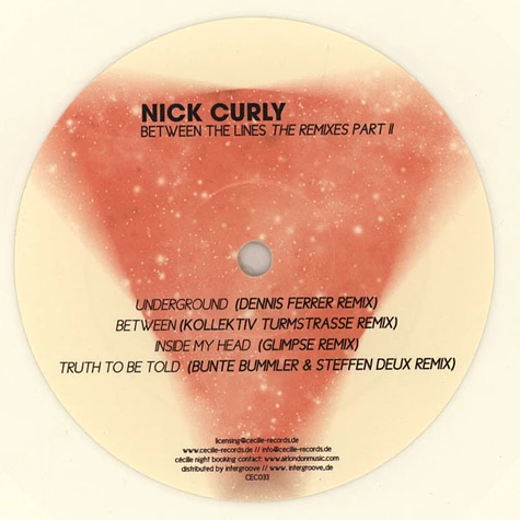 Nick Curly - Between the lines THE REMIXES PART II