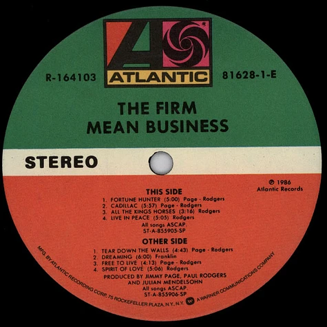 The Firm - Mean Business