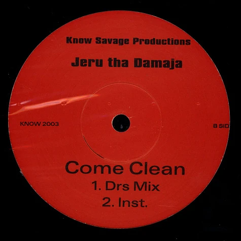 Jeru The Damaja - Come Clean
