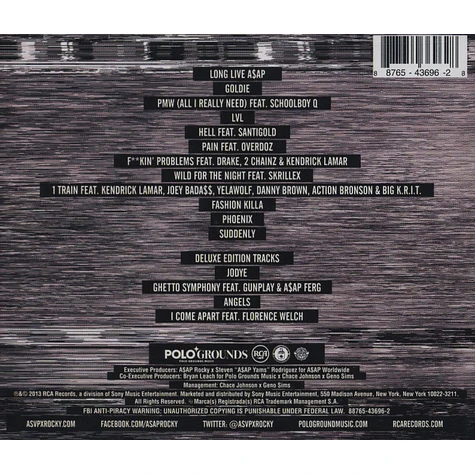 A$AP Rocky - Long.Live.A$AP Deluxe Version