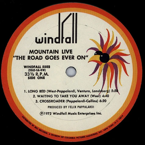 Mountain - Live: The Road Goes Ever On