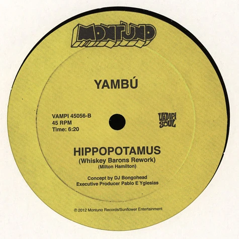 Yambú Reworked By The Whiskey Barons - Sunny / Hippopotamus