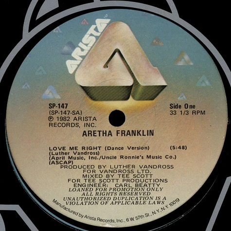Aretha Franklin - Love Me Right