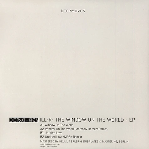 Ill-R (Ilario Alicante) - The Window On The World