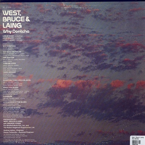 West, Bruce & Laing - Why Dontcha