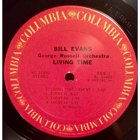 Bill Evans / George Russell Orchestra - Living Time