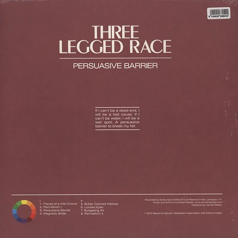 Three Legged Race - Persuasive Barrier