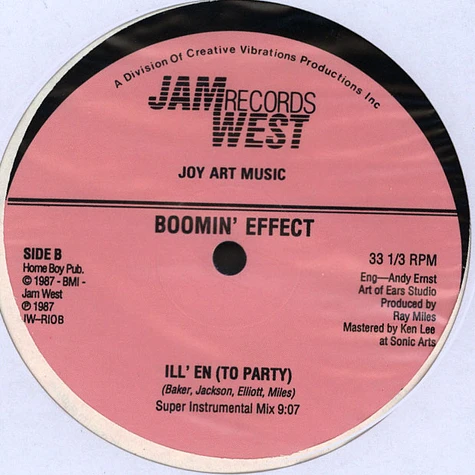 Boomin' Effect - Ill'en (To Party)