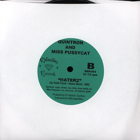 Quintron & Miss Pussycat / Steve Riley And The Mamou Playboys - Split